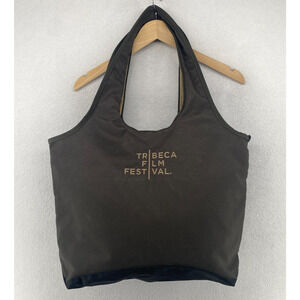 TRIBECA FILM FESTIVAL CRUMPLER Headaitch Canvas Tote Shoulder Bag Nylon Brown